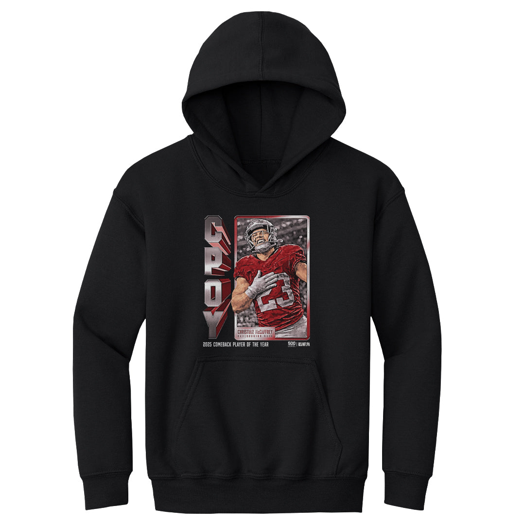Christian McCaffrey Kids Youth Hoodie | 500 LEVEL