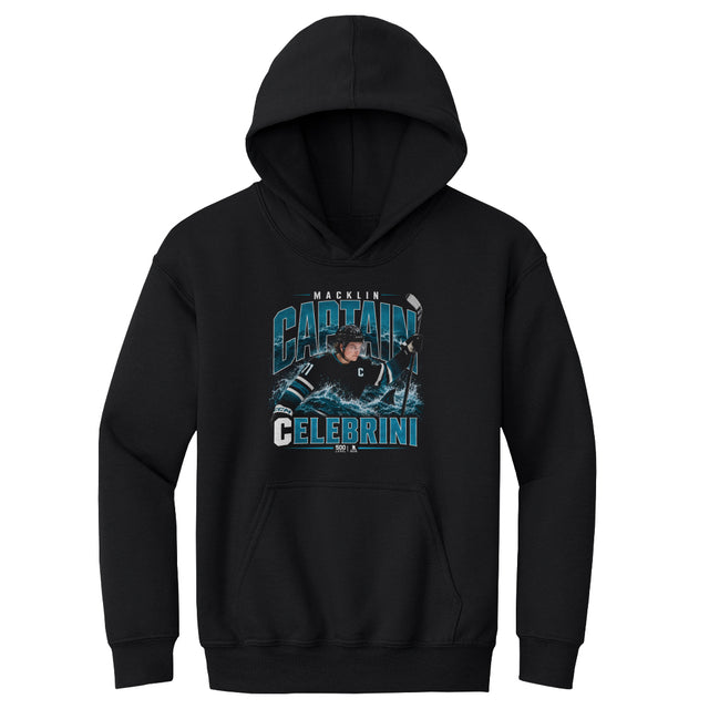 Macklin Celebrini Kids Youth Hoodie | 500 LEVEL