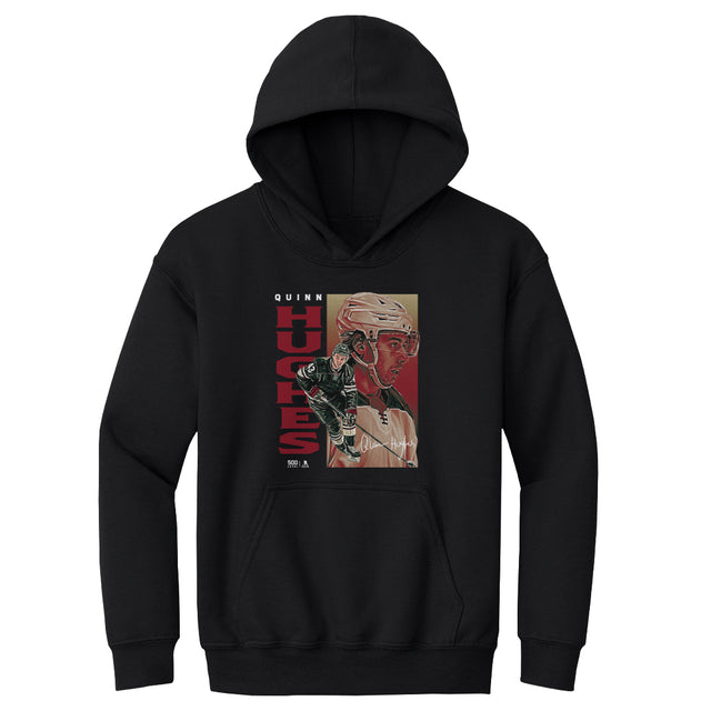 Quinn Hughes Kids Youth Hoodie | 500 LEVEL