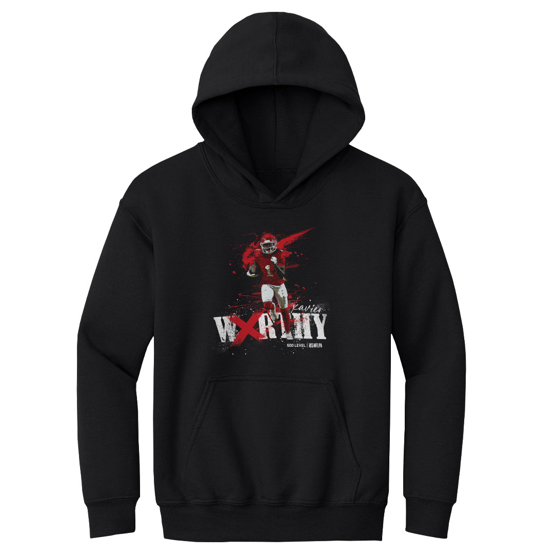 Xavier Worthy Kids Youth Hoodie | 500 LEVEL