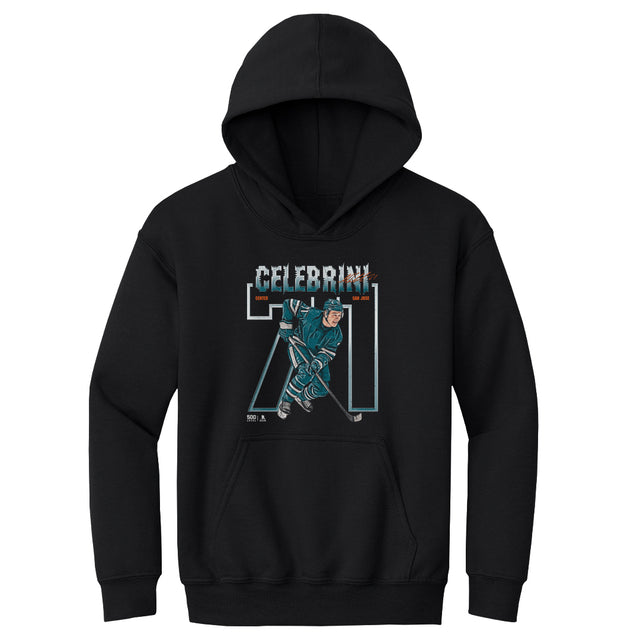 Macklin Celebrini Kids Youth Hoodie | 500 LEVEL