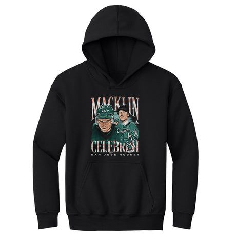 Macklin Celebrini Kids Youth Hoodie | 500 LEVEL