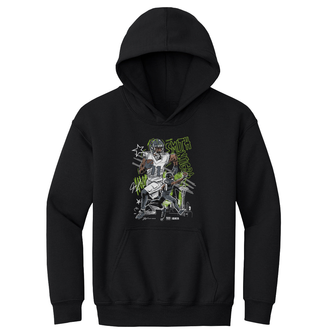 Jaxon Smith-Njigba Kids Youth Hoodie | 500 LEVEL