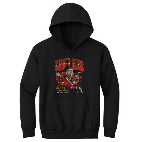 Chris Chelios Kids Youth Hoodie | 500 LEVEL