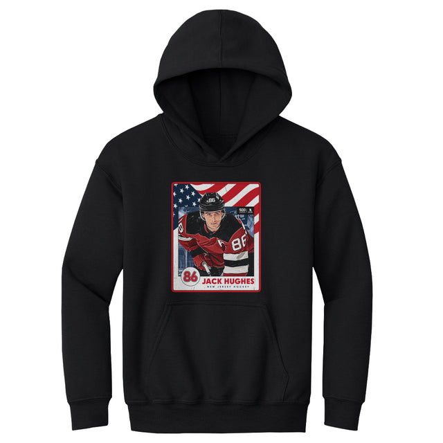 Jack Hughes Kids Youth Hoodie | 500 LEVEL