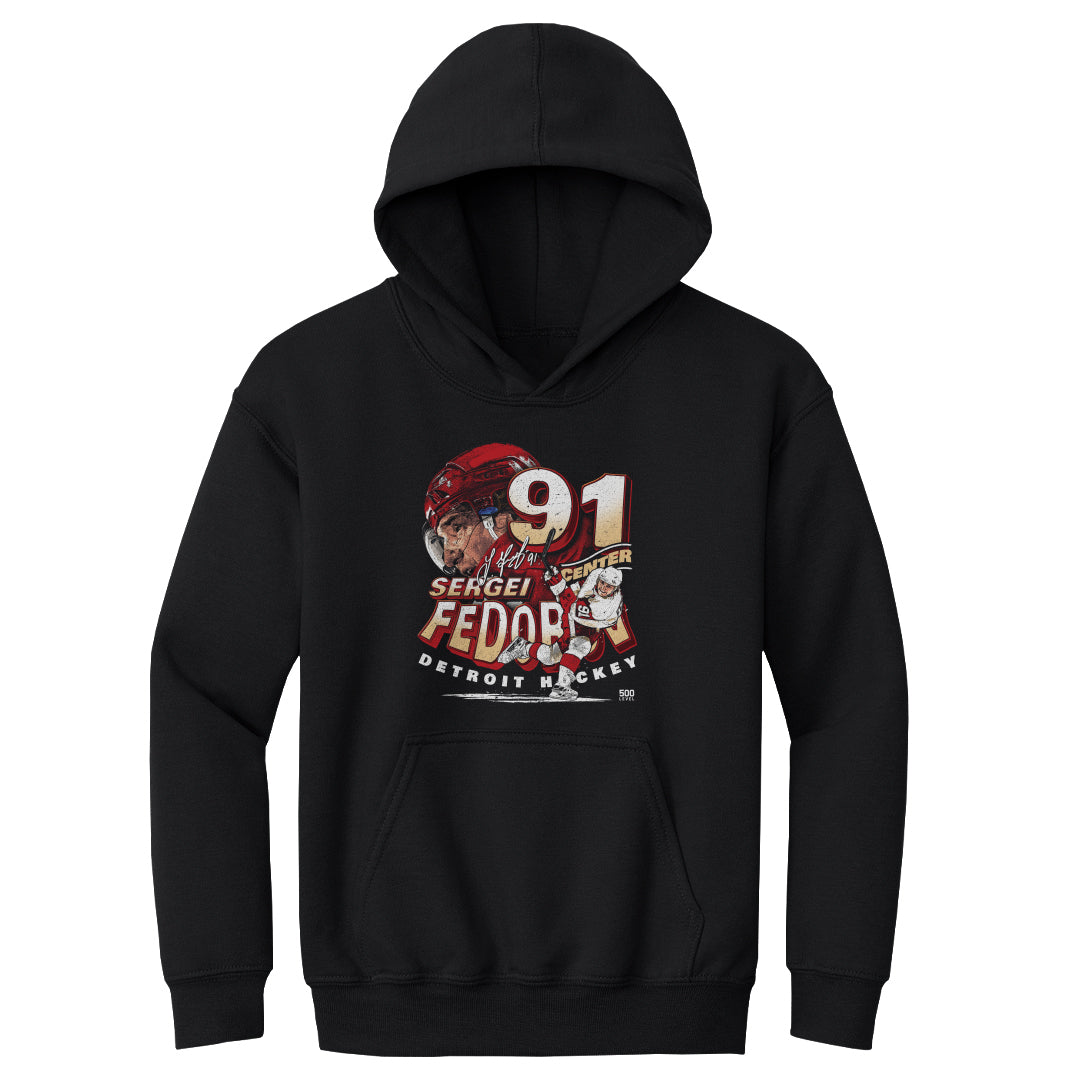 Sergei Fedorov Kids Youth Hoodie | 500 LEVEL