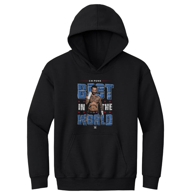 CM Punk Kids Youth Hoodie | 500 LEVEL