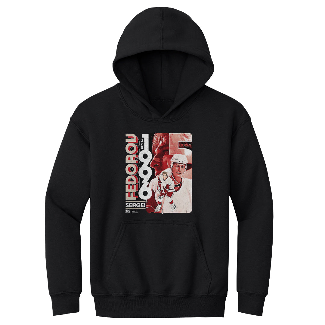 Sergei Fedorov Kids Youth Hoodie | 500 LEVEL
