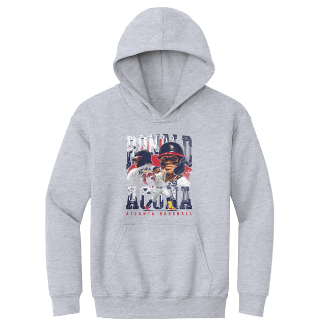 Ronald Acuna Jr. Kids Youth Hoodie | 500 LEVEL