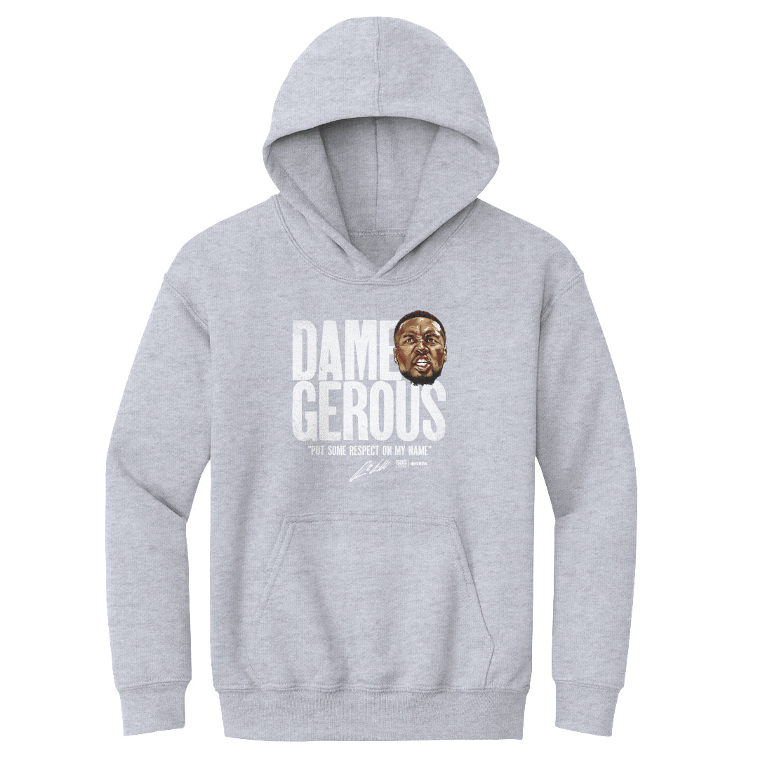 Damian Lillard Kids Youth Hoodie | 500 LEVEL