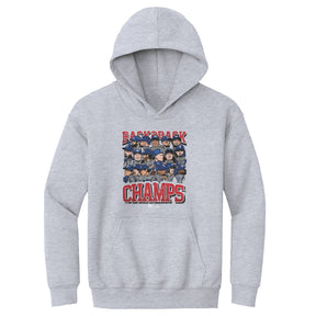 Los Angeles D Baseball Kids Youth Hoodie | 500 LEVEL