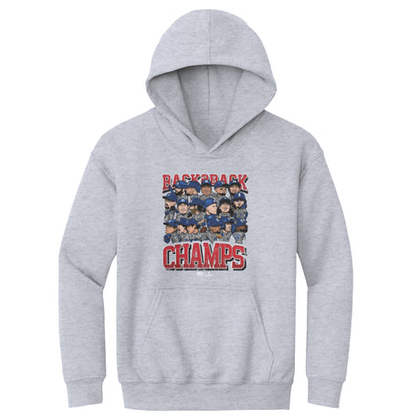 Los Angeles D Baseball Kids Youth Hoodie | 500 LEVEL