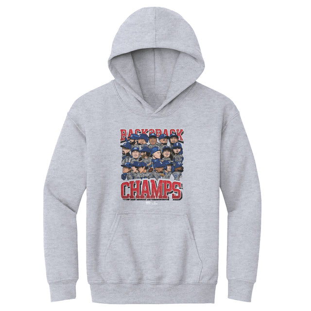 Los Angeles D Baseball Kids Youth Hoodie | 500 LEVEL