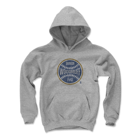 Brandon Woodruff Kids Youth Hoodie | 500 LEVEL