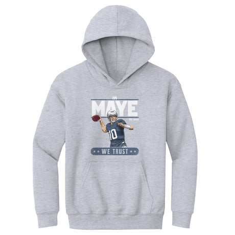 Drake Maye Kids Youth Hoodie | 500 LEVEL