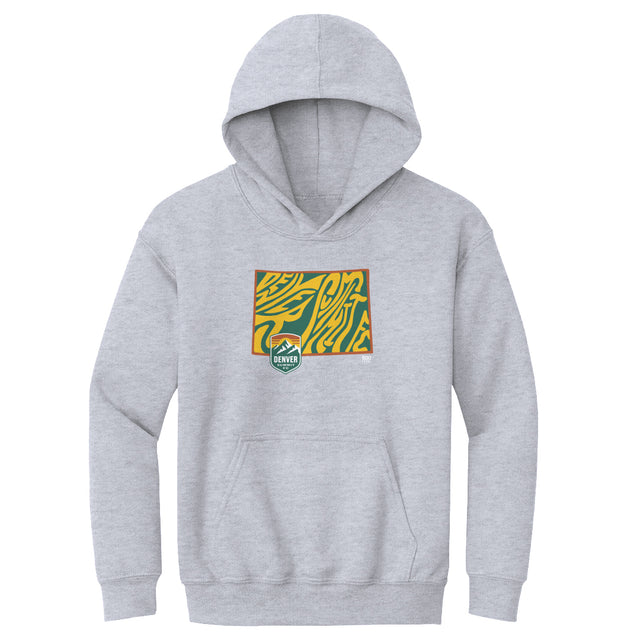 Denver Summit FC Kids Youth Hoodie | 500 LEVEL