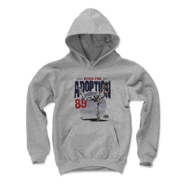 Pitch For Adoption Kids Youth Hoodie | 500 LEVEL