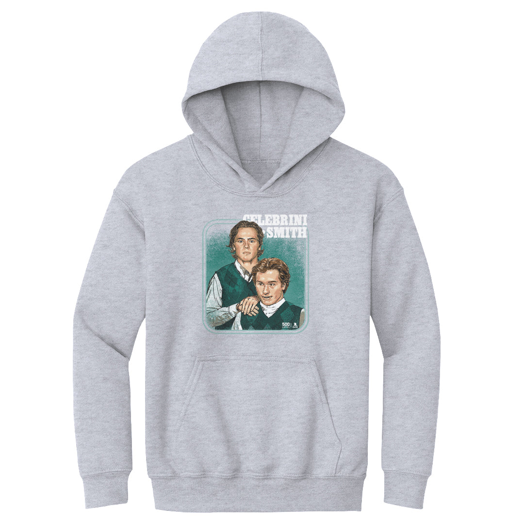Macklin Celebrini Kids Youth Hoodie | 500 LEVEL