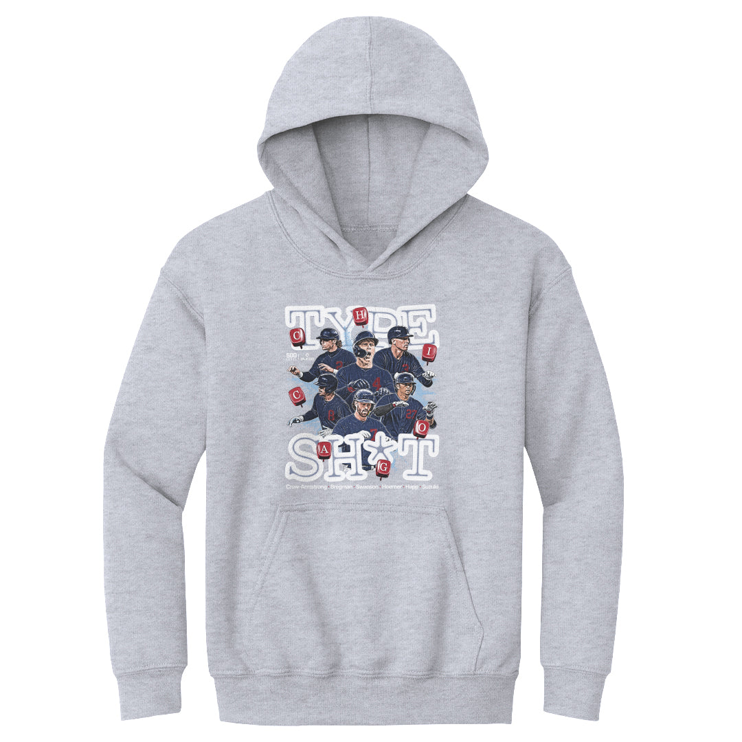 Chicago C Baseball Kids Youth Hoodie | 500 LEVEL