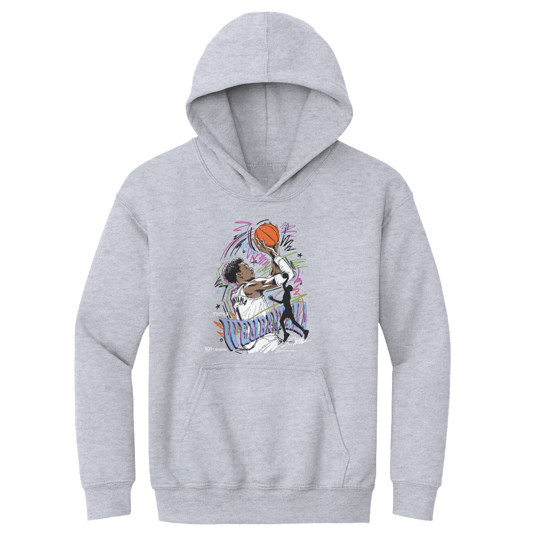 Victor Wembanyama Kids Youth Hoodie | 500 LEVEL