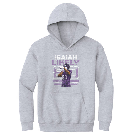 Isaiah Likely Kids Youth Hoodie | 500 LEVEL