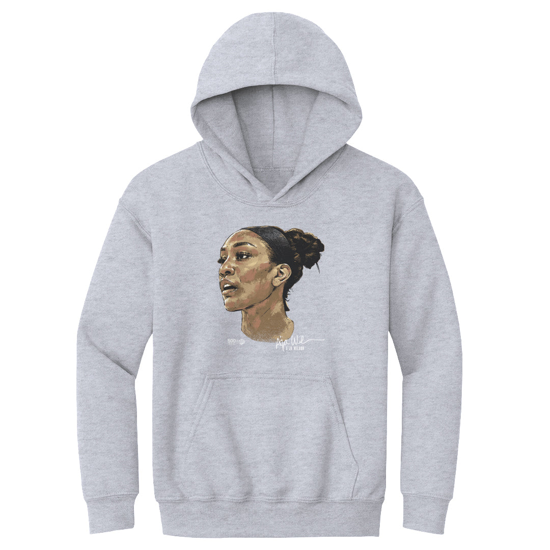 A'ja Wilson Kids Youth Hoodie | 500 LEVEL