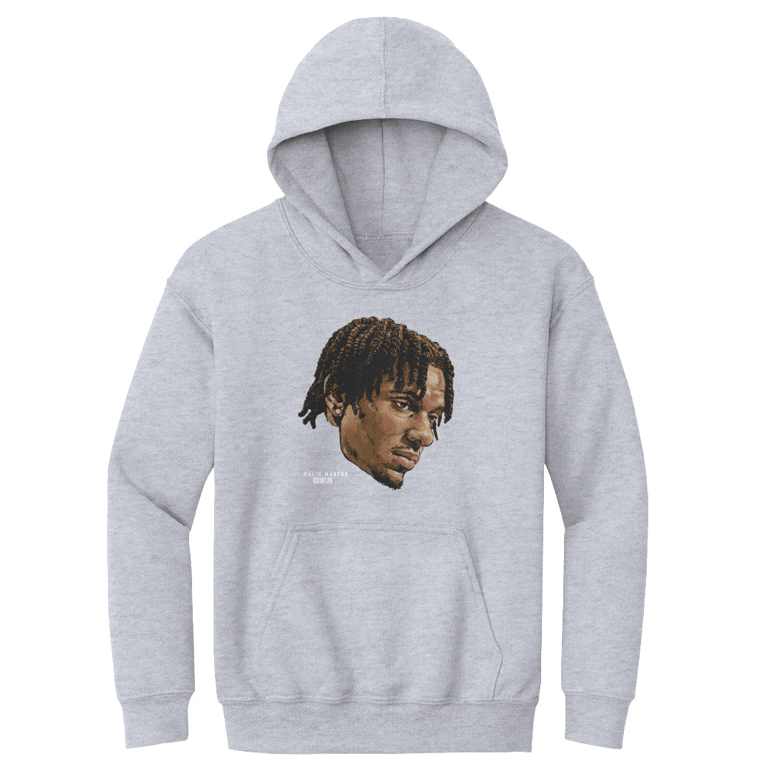 Malik Nabers Kids Youth Hoodie | 500 LEVEL