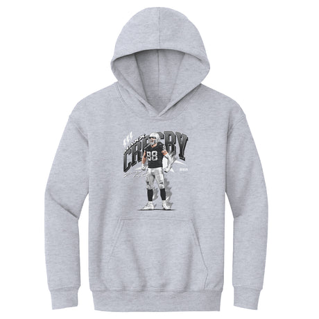 Maxx Crosby Kids Youth Hoodie | 500 LEVEL