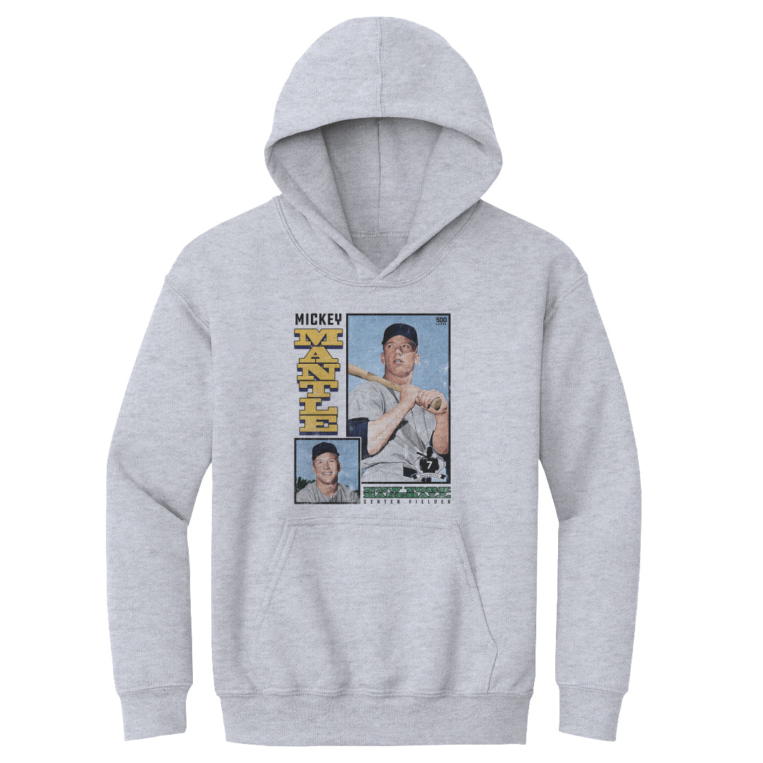 Mickey Mantle Kids Youth Hoodie | 500 LEVEL