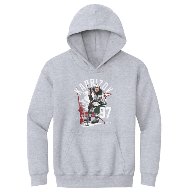 Kirill Kaprizov Kids Youth Hoodie | 500 LEVEL