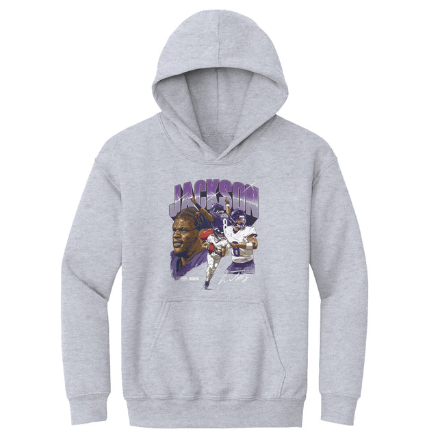 Lamar Jackson Kids Youth Hoodie | 500 LEVEL