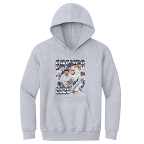 Los Angeles D Baseball Kids Youth Hoodie | 500 LEVEL