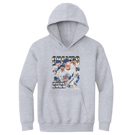 Los Angeles D Baseball Kids Youth Hoodie | 500 LEVEL