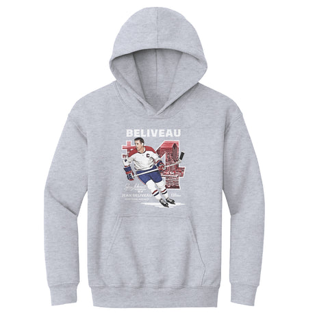 Jean Beliveau Kids Youth Hoodie | 500 LEVEL
