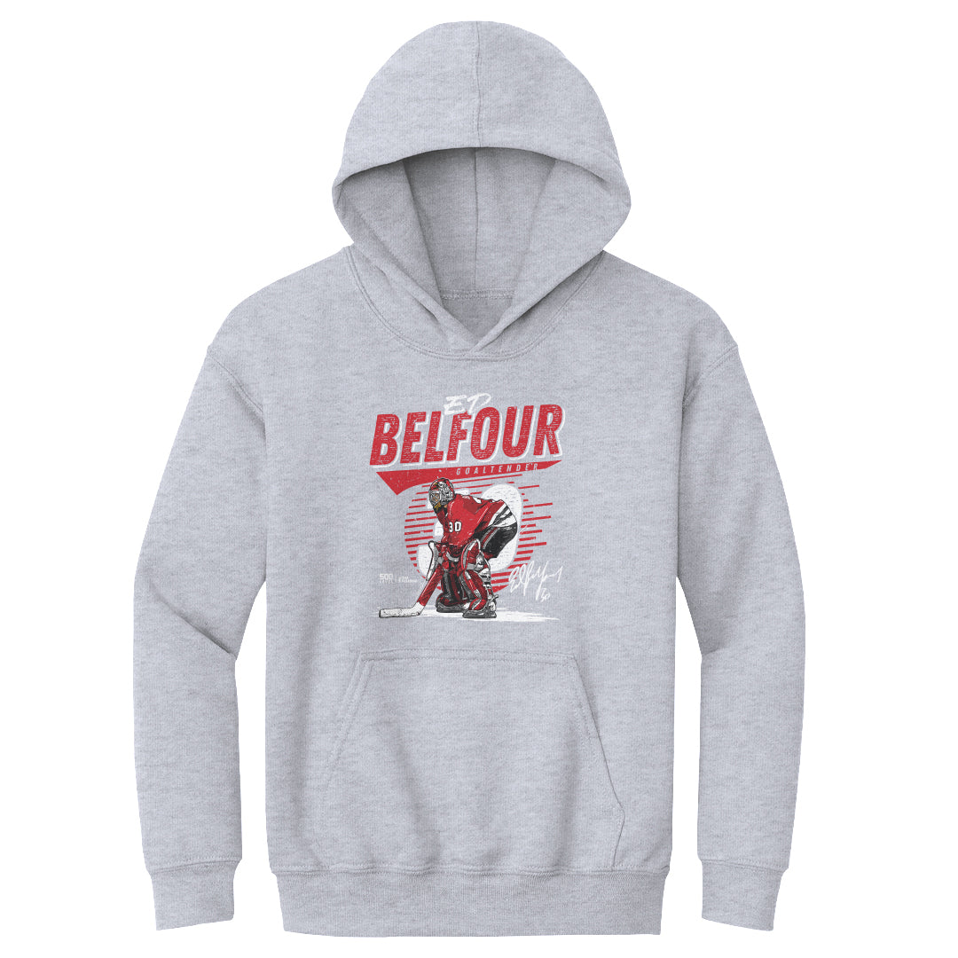 Ed Belfour Kids Youth Hoodie | 500 LEVEL