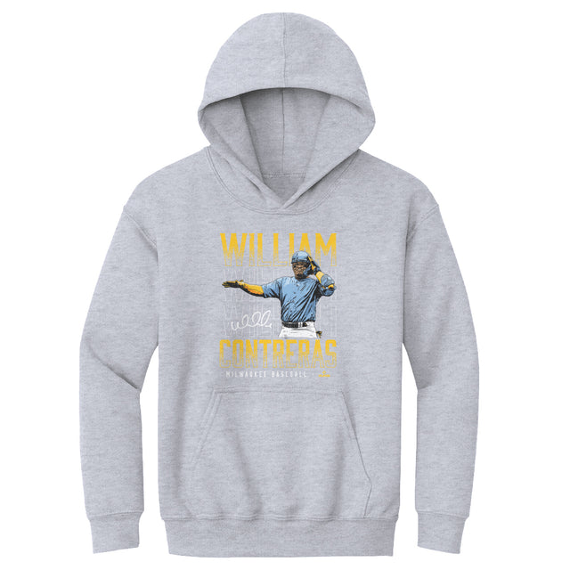 William Contreras Kids Youth Hoodie | 500 LEVEL