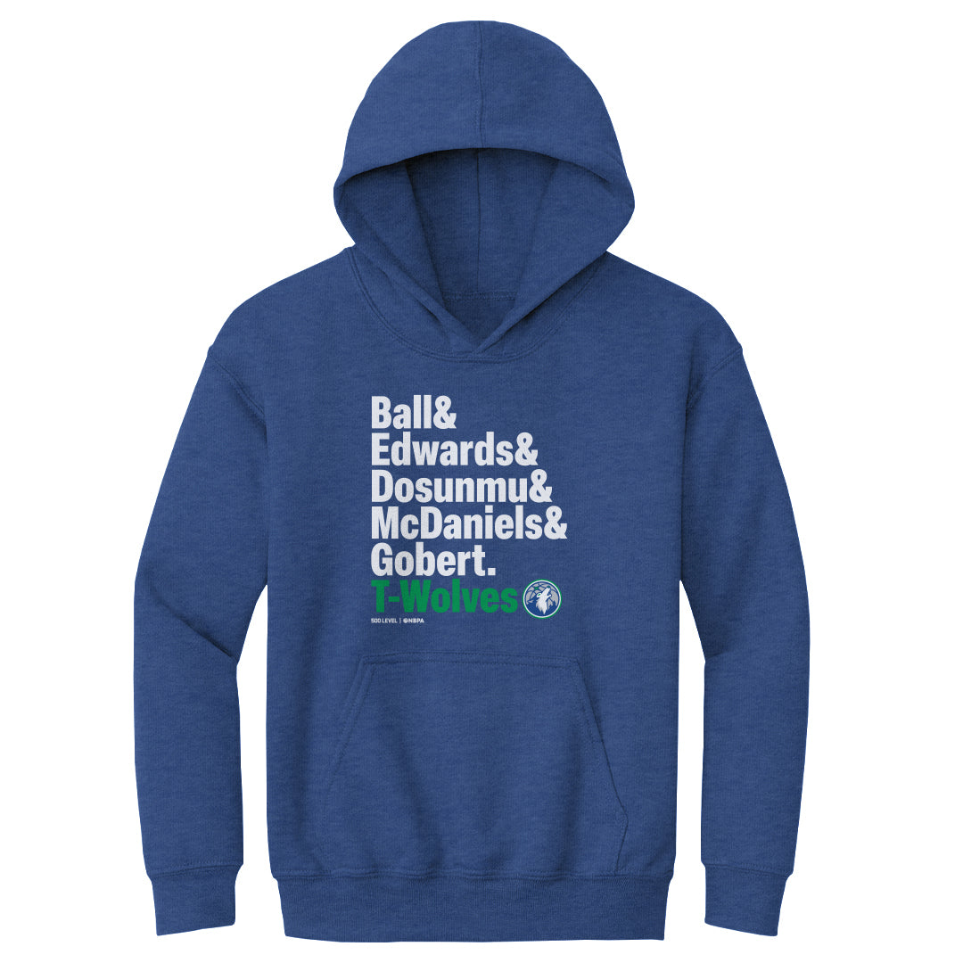 Minnesota Timberwolves Kids Youth Hoodie | 500 LEVEL