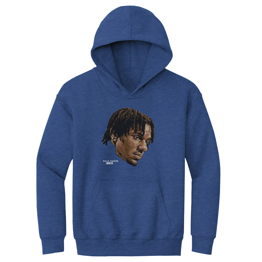 Malik Nabers Kids Youth Hoodie | 500 LEVEL