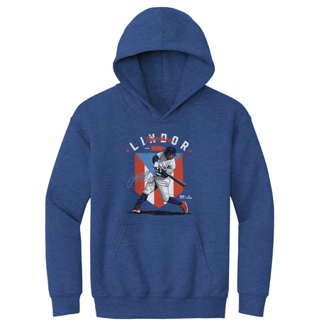 Francisco Lindor Kids Youth Hoodie | 500 LEVEL