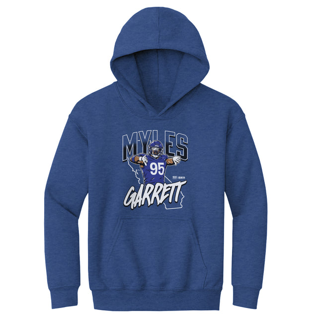 Myles Garrett Kids Youth Hoodie | 500 LEVEL