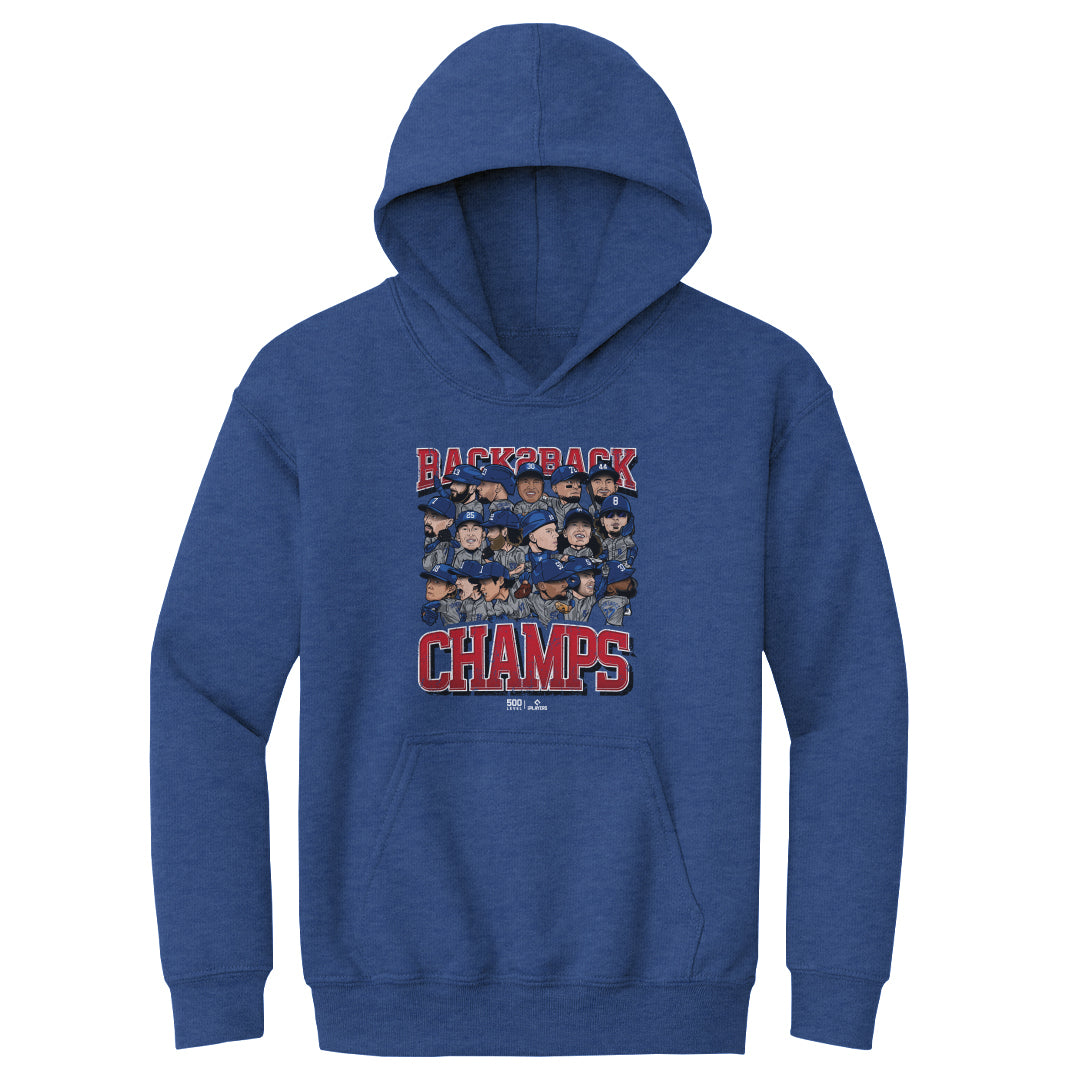 Los Angeles D Baseball Kids Youth Hoodie | 500 LEVEL