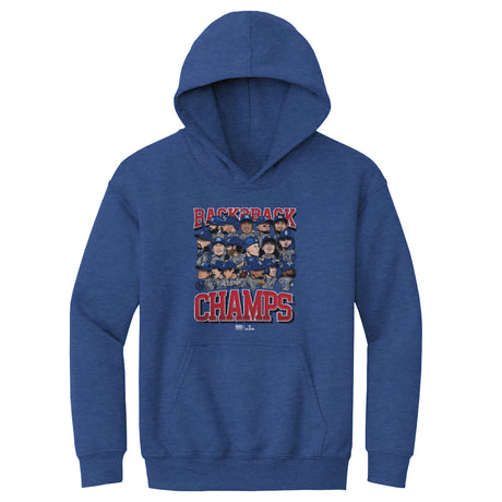 Los Angeles D Baseball Kids Youth Hoodie | 500 LEVEL
