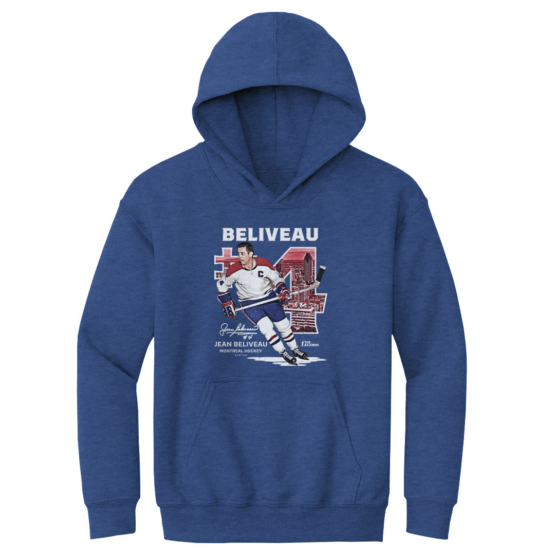 Jean Beliveau Kids Youth Hoodie | 500 LEVEL