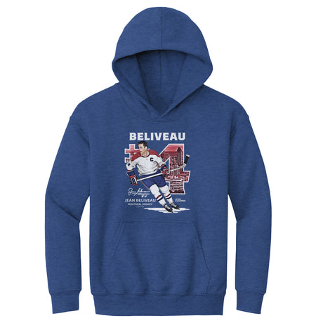 Jean Beliveau Kids Youth Hoodie | 500 LEVEL