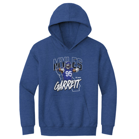 Myles Garrett Kids Youth Hoodie | 500 LEVEL
