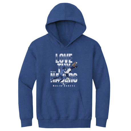Malik Nabers Kids Youth Hoodie | 500 LEVEL