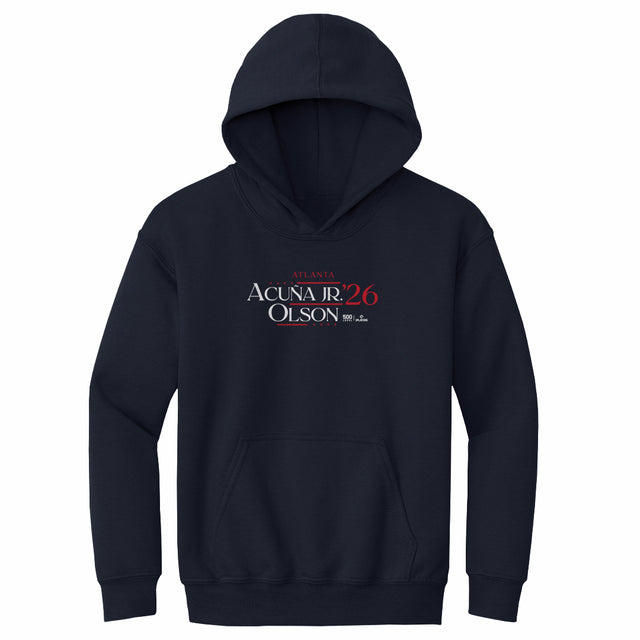 Ronald Acuna Jr. Kids Youth Hoodie | 500 LEVEL