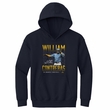 William Contreras Kids Youth Hoodie | 500 LEVEL
