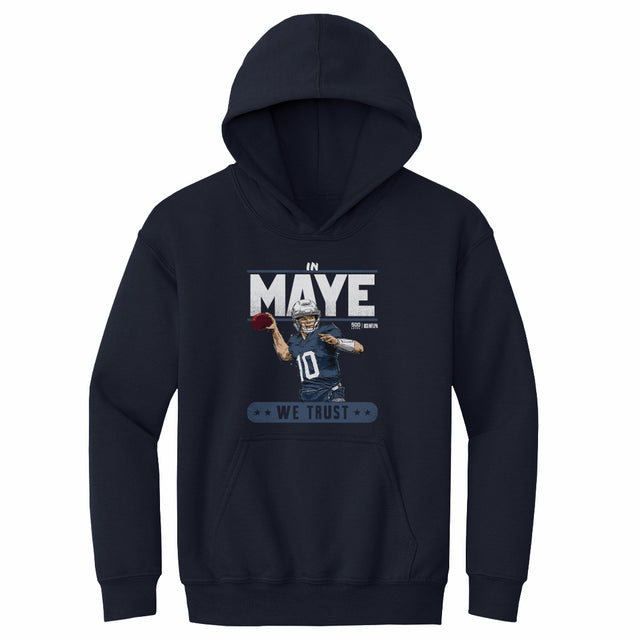 Drake Maye Kids Youth Hoodie | 500 LEVEL