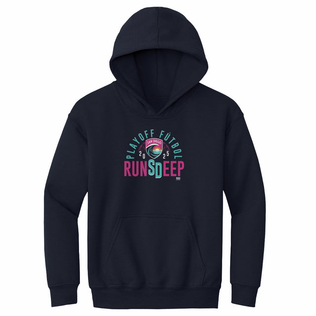 San Diego Wave FC Kids Youth Hoodie | 500 LEVEL